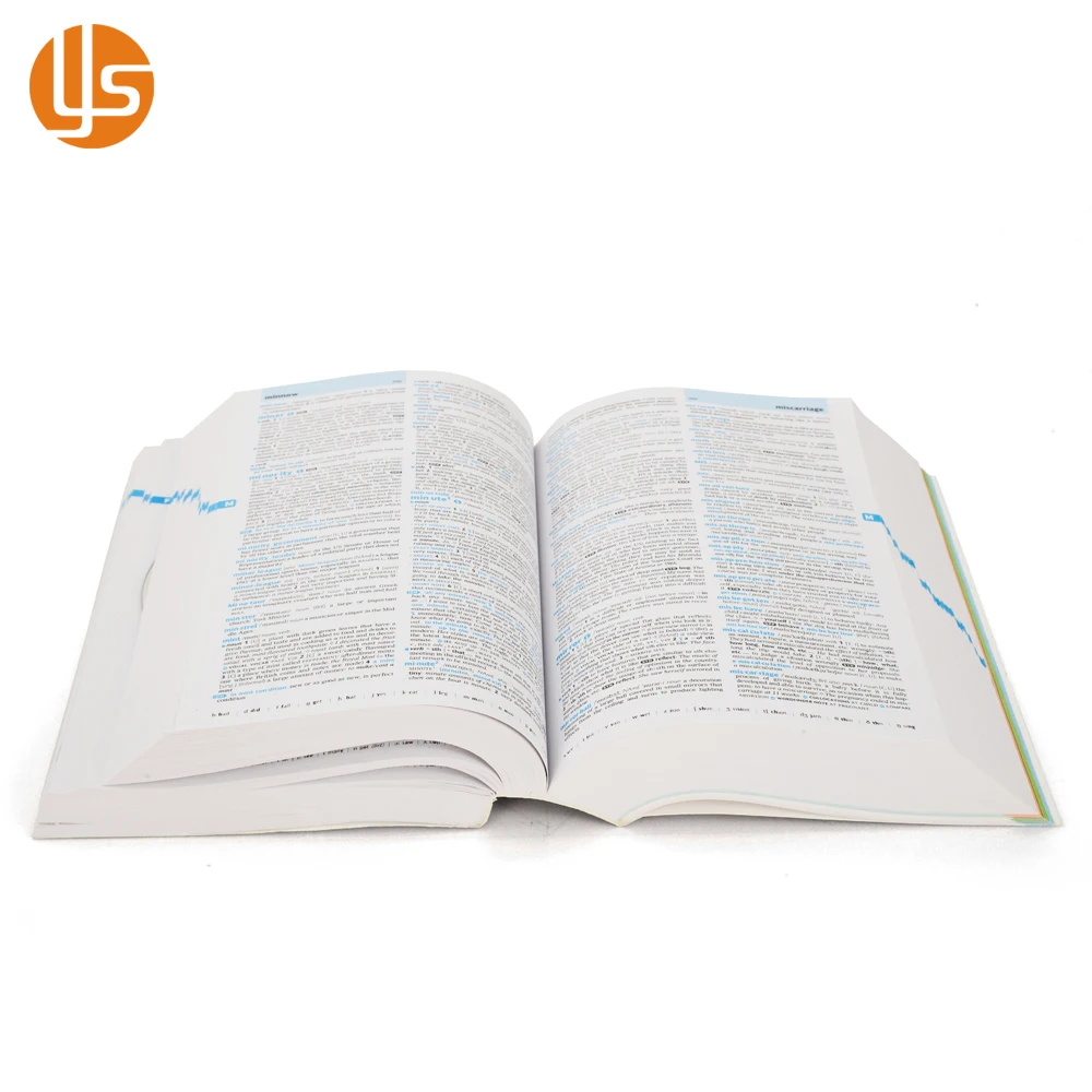 OEM Factory Professional Custom Printing High Quality Softcover Reference Books
