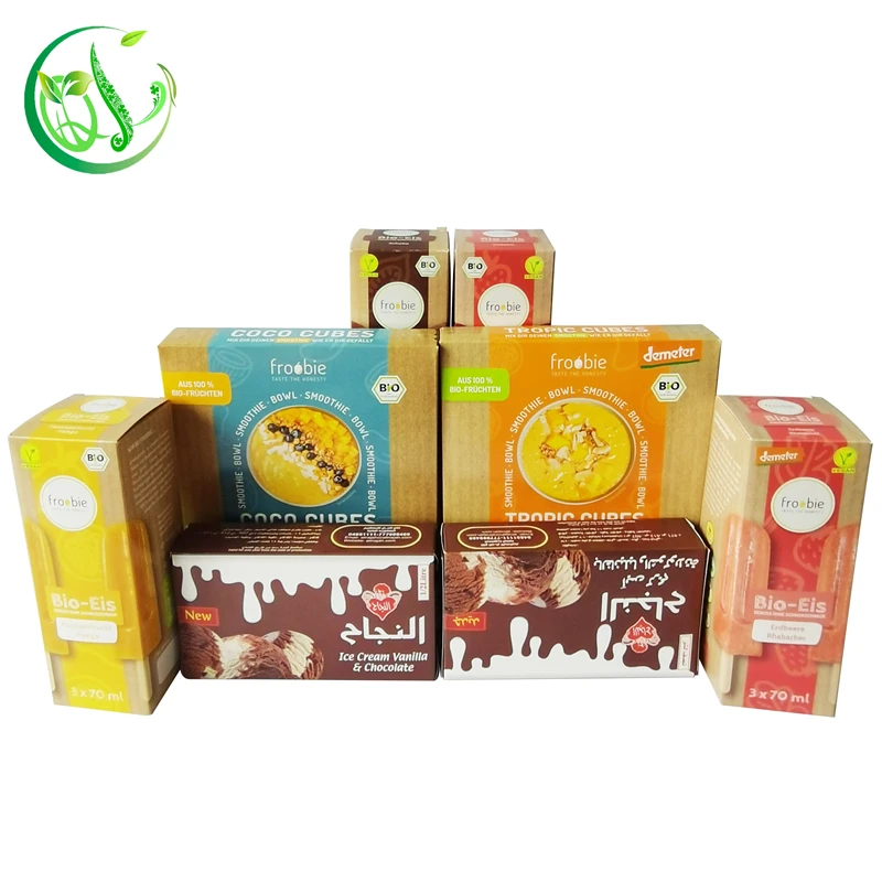 Freezer Ice Cream Box Corrugated Ice Cream Packaging Box