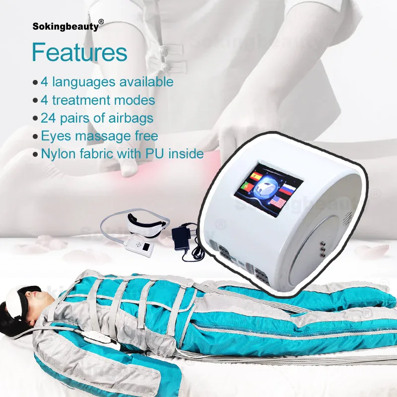 Direct Selling by Russian and EU Customers Presoterapia Portable air Lymphatic Drainage Beauty Massage Equipment