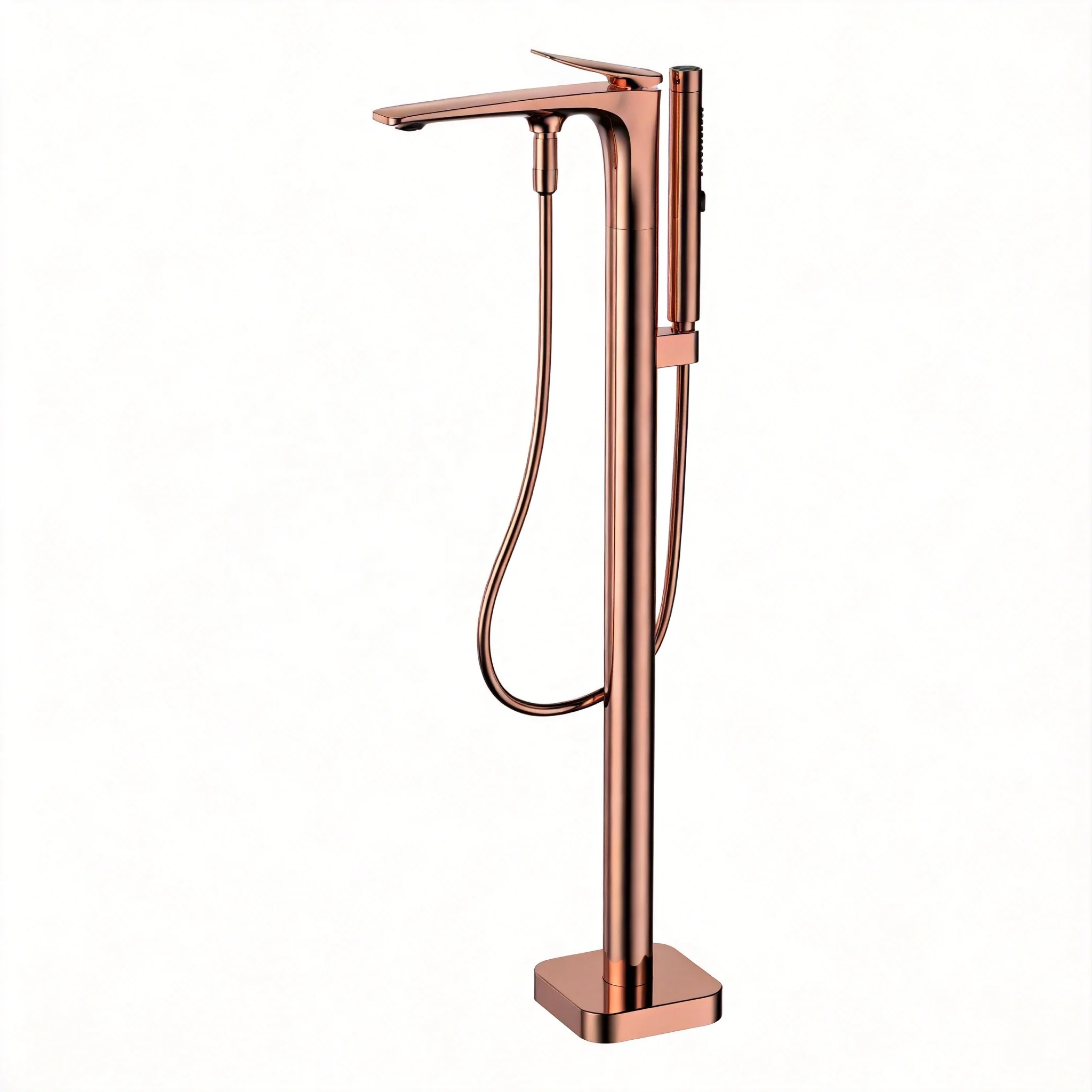 Maestro Spectrum Luxury Freestanding Bathtub Faucet Floor Mounted 59A Brass Mixer with Wanshai Valve& Neoperl Aerator for Hotels