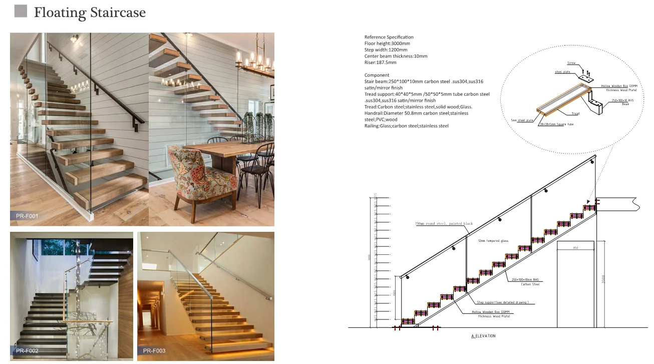 Aluminum Stair Stringers Modern Straight Staircase - Buy Modernstringer 