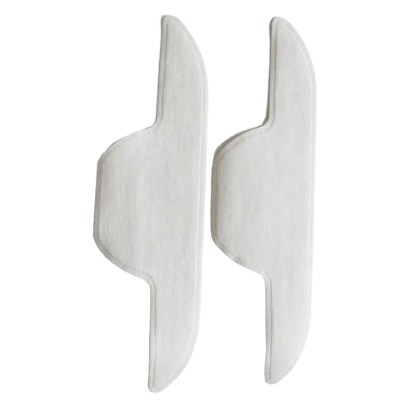 Одноразовые подкладки для защиты воротника от пота-белые самоклеящиеся подкладки для шеи от грязи на воротнике