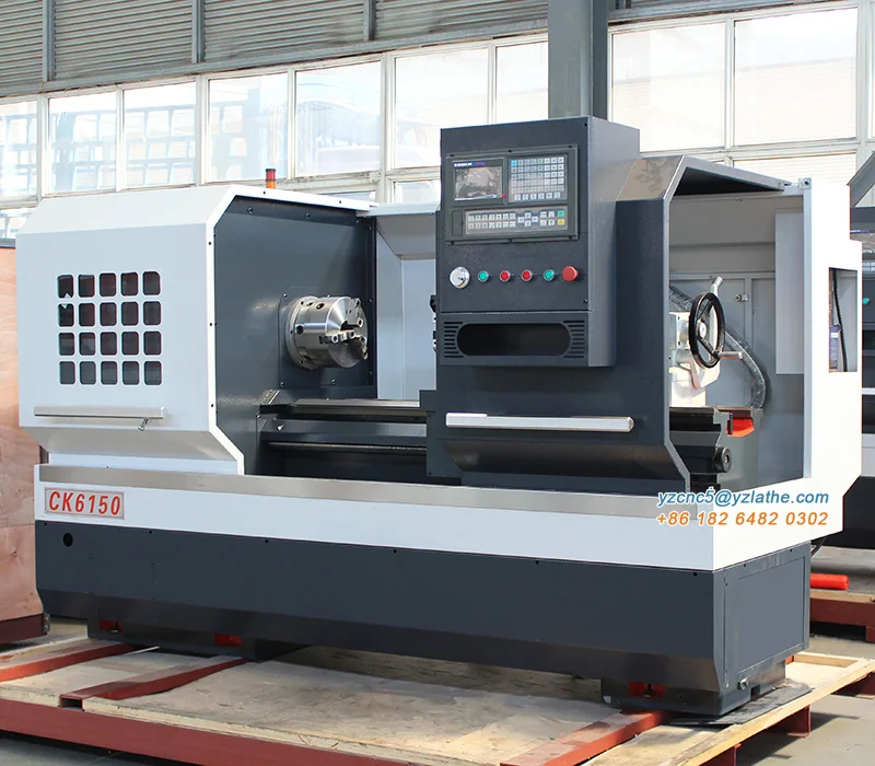 YZ CNC Machine Tool Equipment 7.5kw Heavy Duty Metal Lathe Machine CK6150 With 3 - Step Gearbox