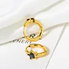 Pendientes Gold 0061 - Negro