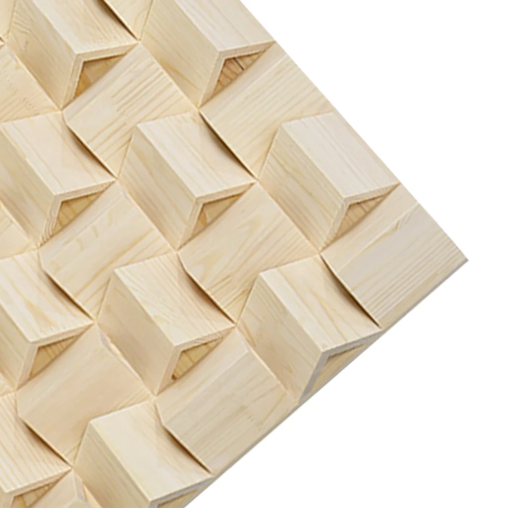 Wooden  Acoustic Diffuser for Studio Solid Wood Acoustic Diffuse Panel