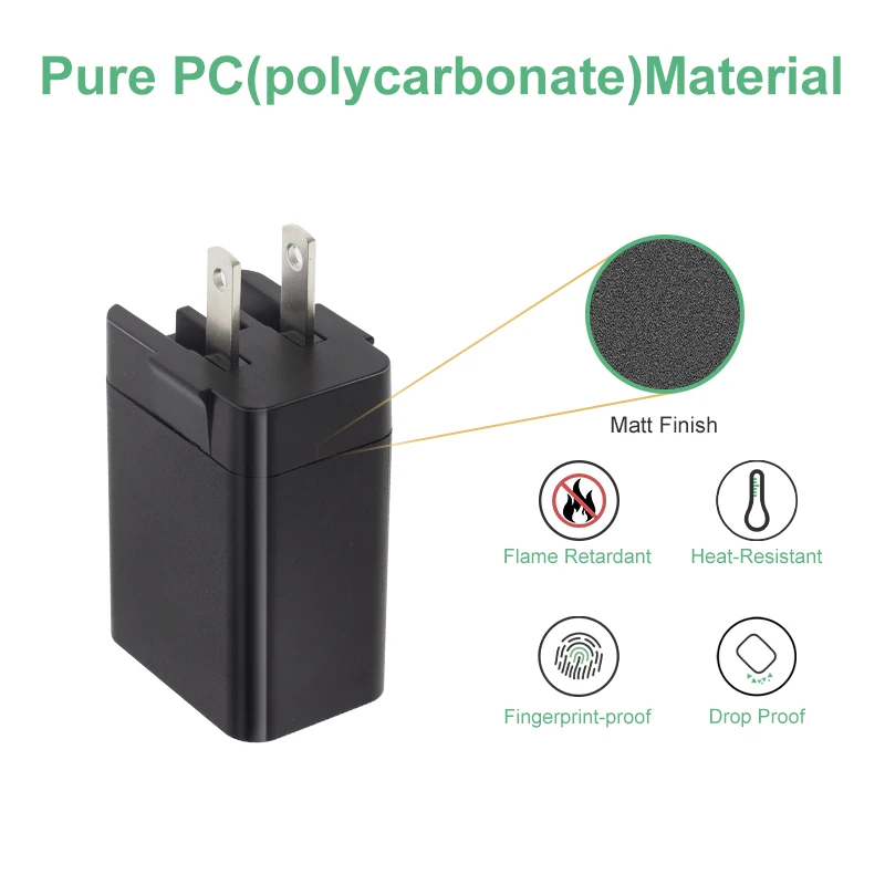 VOLTME Caricatore USB C Doppio Porta 35W Bianca, Caricatore Tipo C Rapido GaN PD 3.0 & PPS, Spina USB C Ricarica Rapida Presa USB C Adattatore per iphone 16/15/14, Ipad, Macbook Air