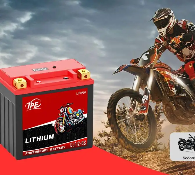 Factory 12.8V6AH  5AH   4AH YTX12-BS Lithium Ion Motorcycle Battery Pack for Motor Bikes High Performance Lithium Battery
