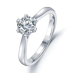 2.0ct F SI IGI 18k Gold Lab Grown CVD Diamond Ring For Women