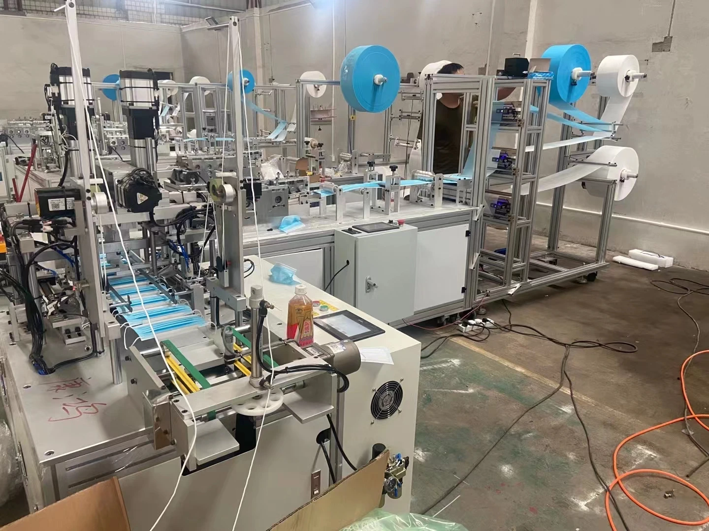 Fullautomatic Disposable Slipper Making Machine Nonwoven Shoe Hotel