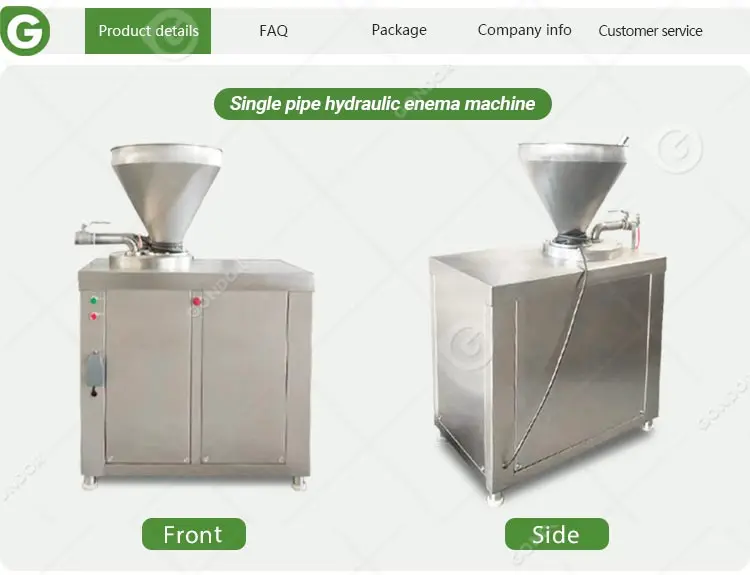 Hydraulic Enema Automatic Fully Automated Sausage 26l 50l Filler Make Stuffer Saucisse Machine for Sausage