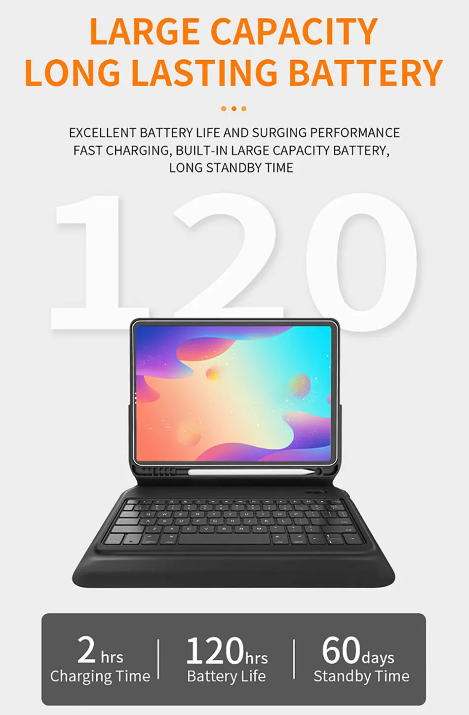 WIWU Smart Keyboard for iPad Pro 11 2020 Blue-tooth Keyboard Folio Soft Touching Leather Case for iPad  Pro 10.2 10.5 2019