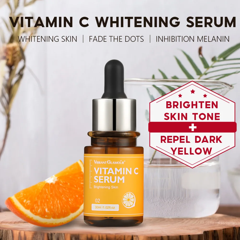 VIBRANT GLAMOUR Moisturizing Anti Aging Brightening Vitamin C Skin Care Serum for Dark Spots