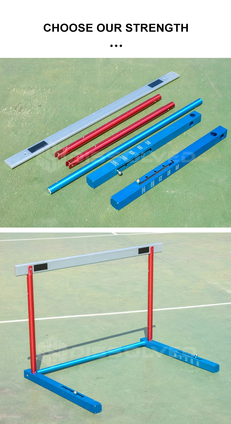 Dissolved Track And Field Equipment Jumping Hurdles For Competition