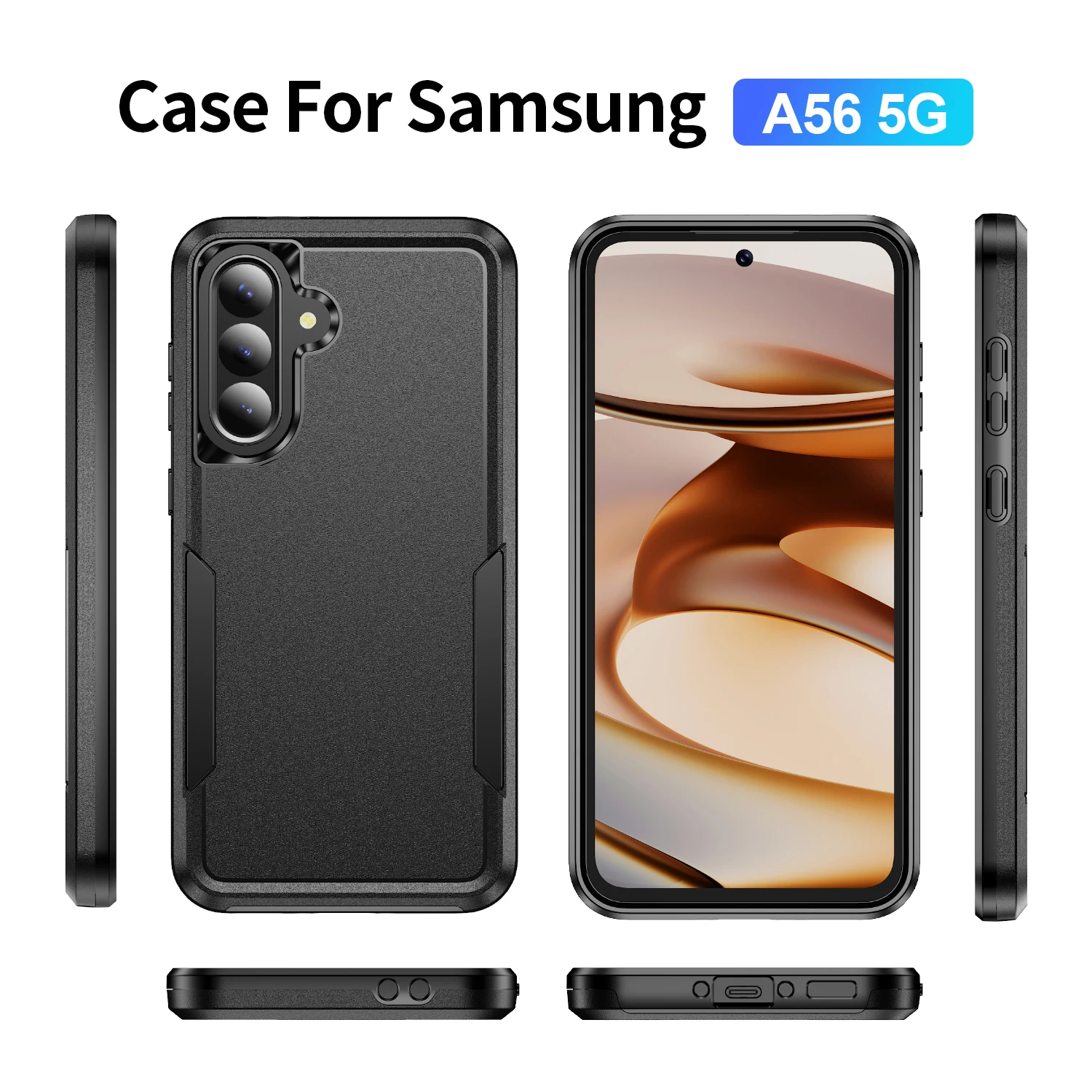 Rugged Phone Case for Samsung Galaxy A26 5G/A36 5G/A56 5G