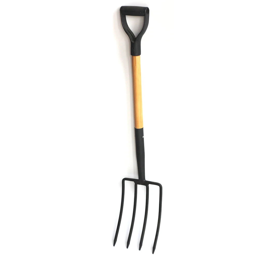Popular low price manufacturer steel garden fork Agricultural steel fork garden tools fork