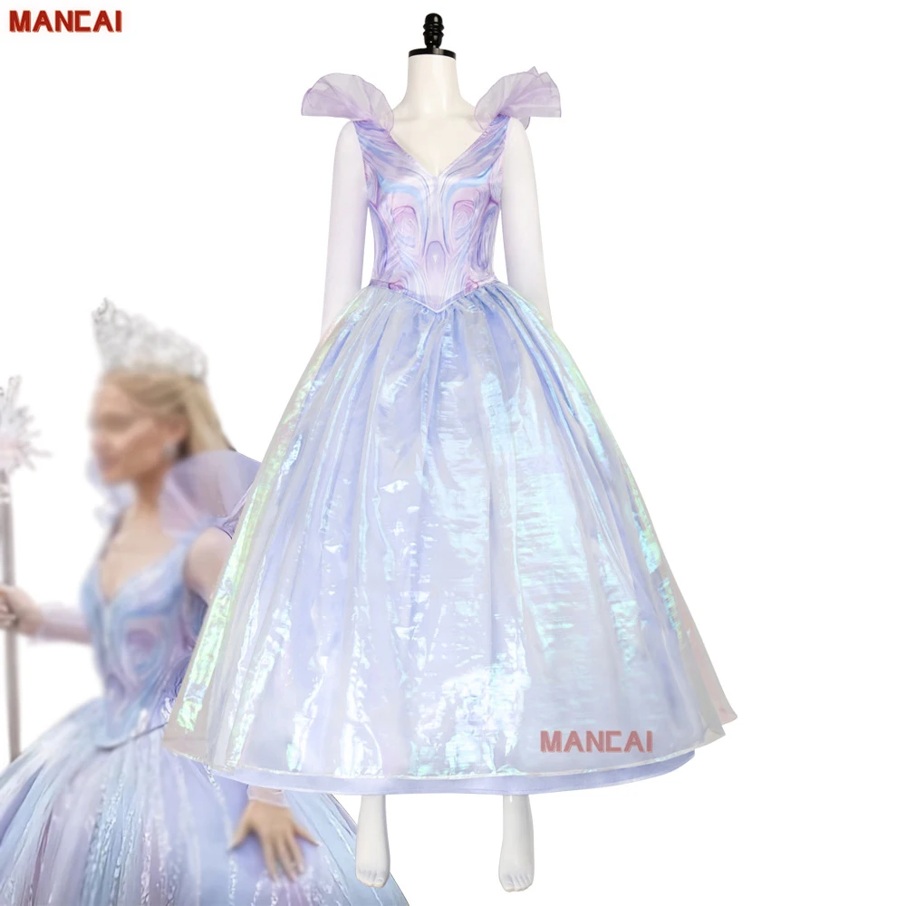 strapless open back dress Pink Wicked Glinda Dress by Ariana Grande Glinda Costume  CoserZ