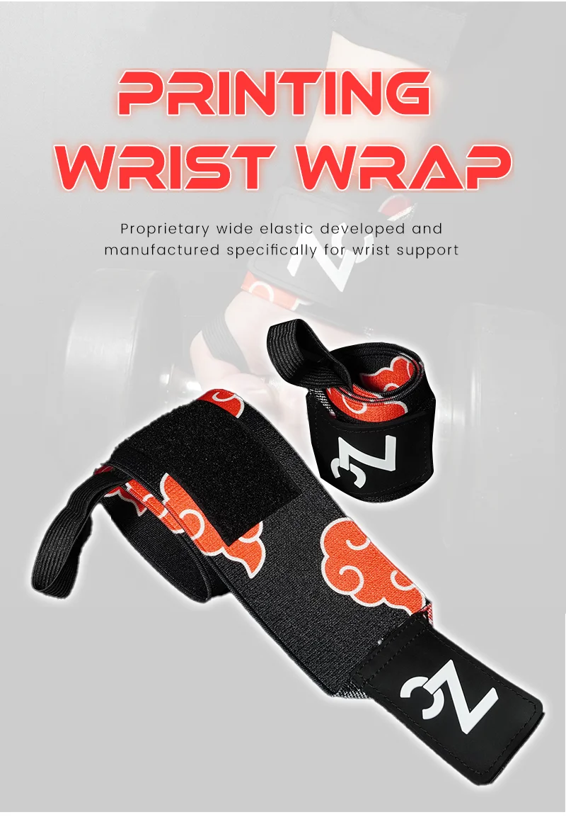 Custom Print Wrist Wraps Workout Lifting Weightlifting Wrist Wraps