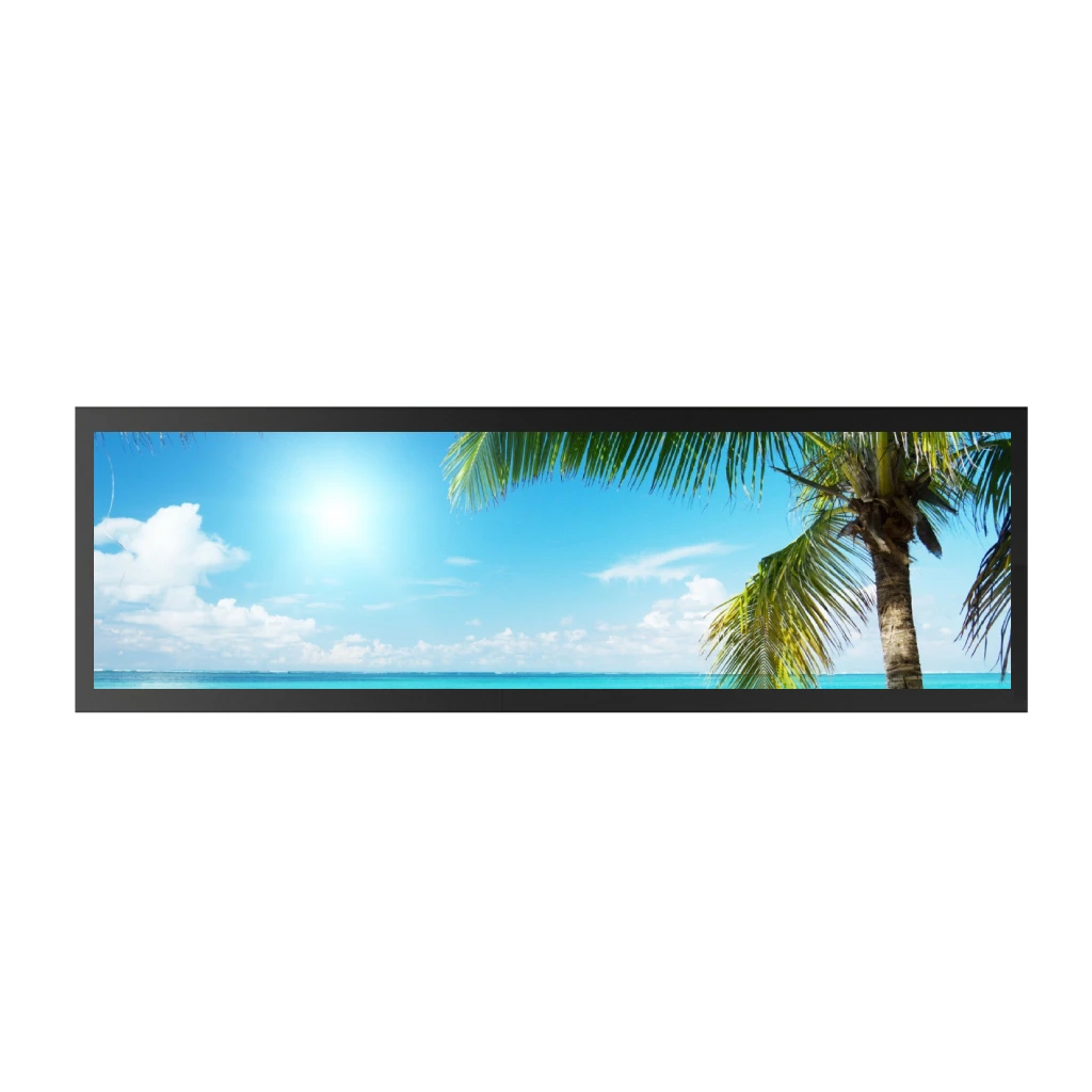 AUO 38.2 inch 700 nits 1920(RGB)*570 LCD display stretched bar LCM P380IVN01.0 commercial display factory