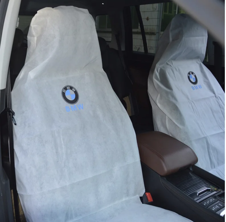 Pe Car Universal Disposable Clear Plastic Car Seat Cover Steering Wheel