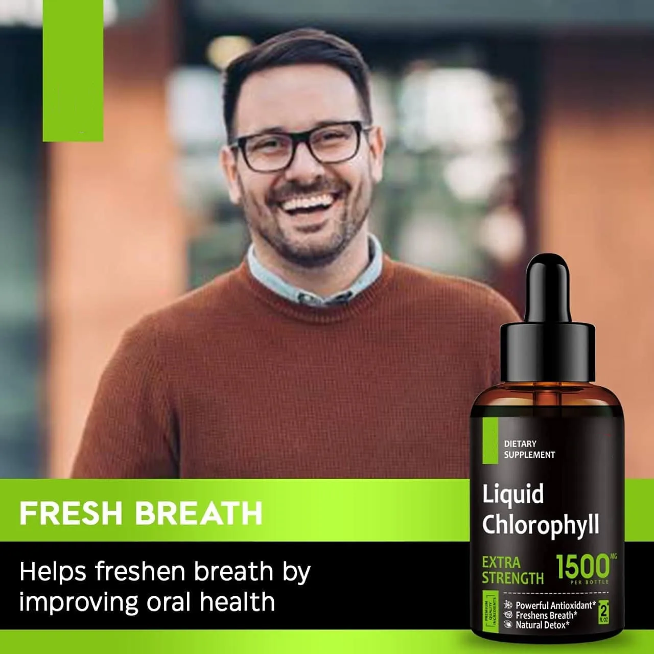 Liquid Chlorophyll Drops Allnatural Concentrate Energy Booster Natural