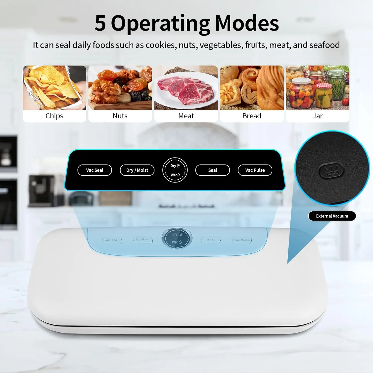 Высокое качество вакуума низкой температуры ручной небольшой автоматический портативный автоматический пищевое вакуумное герметичное хранилище для дома