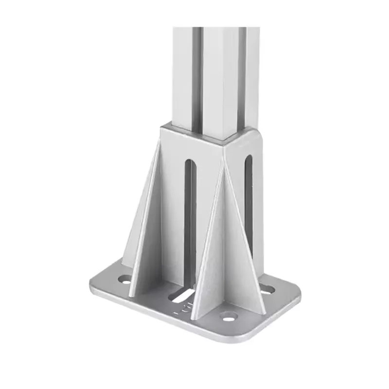Trem Die Cast Aluminum Table Support Base - Surface Mount Block For Desmo Type Legs