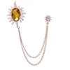 Gold-bottomed topaz