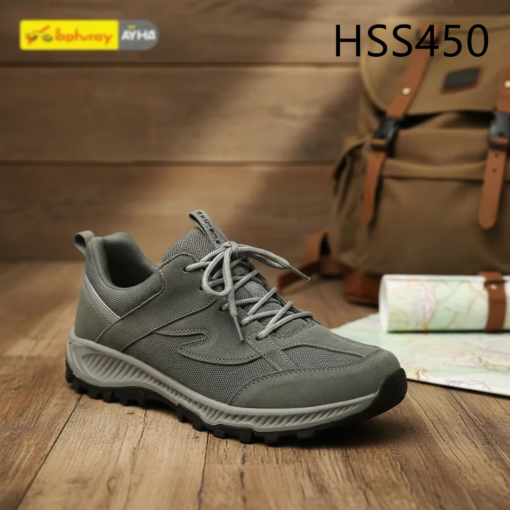 LXG,Athletic Sports Nubuck Leather Outdoor Hiking Shoes for Sale High-Elasticity Outsole Walking Style Climbing Shoes HSS450