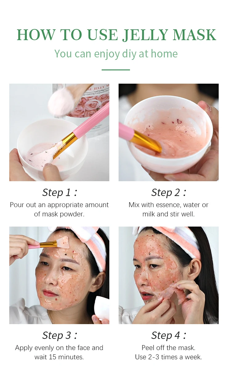 Mascarillasl Facial Anti Aging Face And Body Mask Jellymask Powder Rubber Mask Soft Hydro Jelly 9149