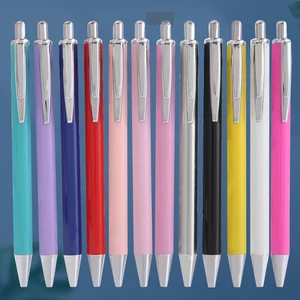 Beauty Fashion Click Metal Ball Pen for Girl Lady Office and School High Quality Custom Logo Promotional Advertising Gift Pen