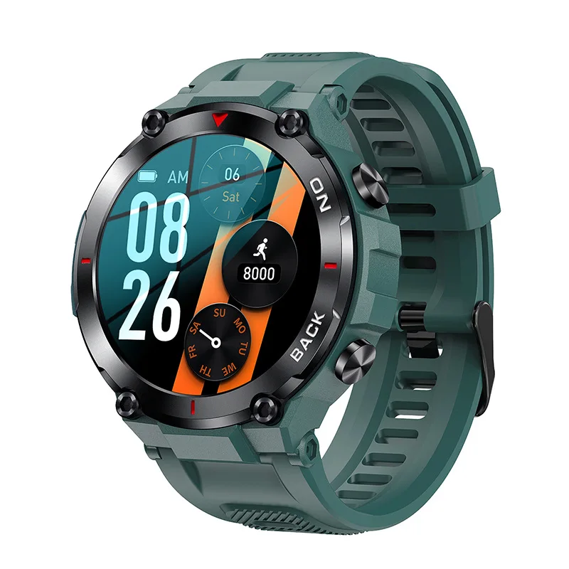 K37 Built-In GPS Smart Watch 2024 for Men Outdoor Sport Ip68 Ip69 Waterproof 2024 Hombre Reloj Smartwatch With GPS