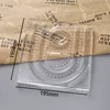 Acrylic beaded plate - Large square design