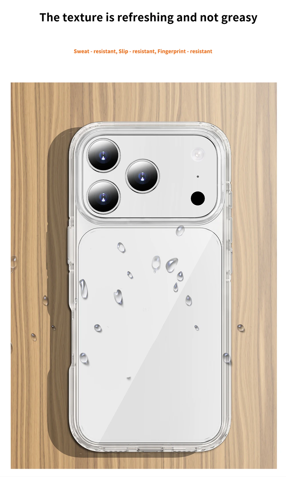 product laudtec ultra clear transparent phone case magnetic charging simple business back cover for iphone 17 air 16 15 pro max sjk1095-9