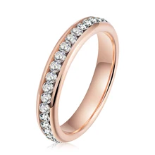 Fashion Jewelry for Mens Womens 4MM Inlay Zircon Stone Ring Tungsten Wedding Ring Ladies Tungsten Ring Jewelry for Women