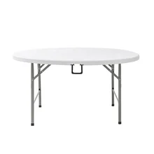 Best-selling HDPE Simple Portable Folding Round Table in the Factory Round Tables for Events Party Foldable Round Table