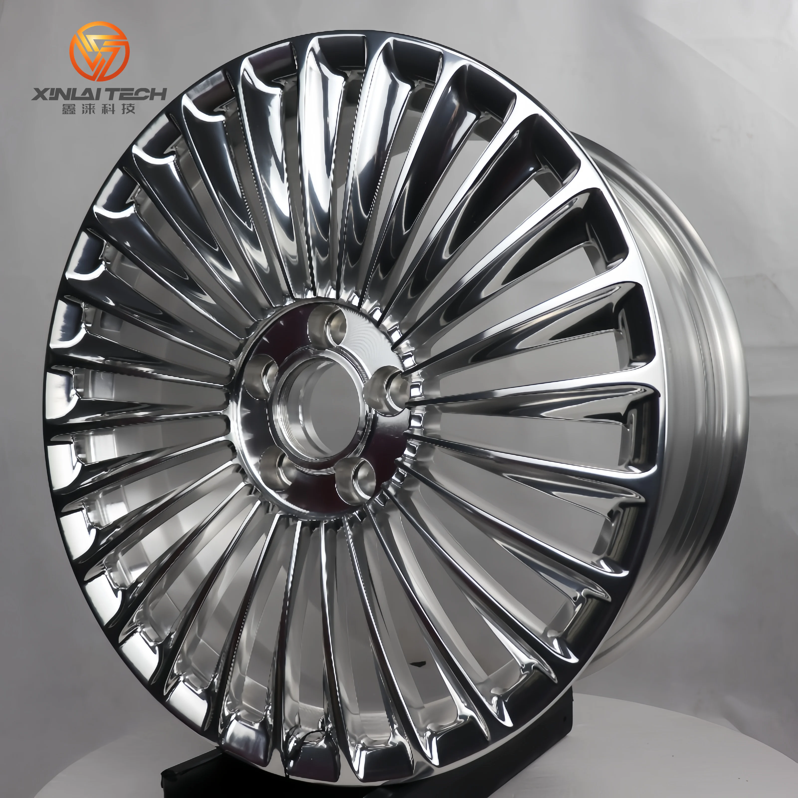 XL Highly Polished Brushed Hyper Silver Multi Spoke 5x120 5x112 5x114.3 Custom Forged Wheel for Mercedes benz Gle bmw audi Rims - Image 2