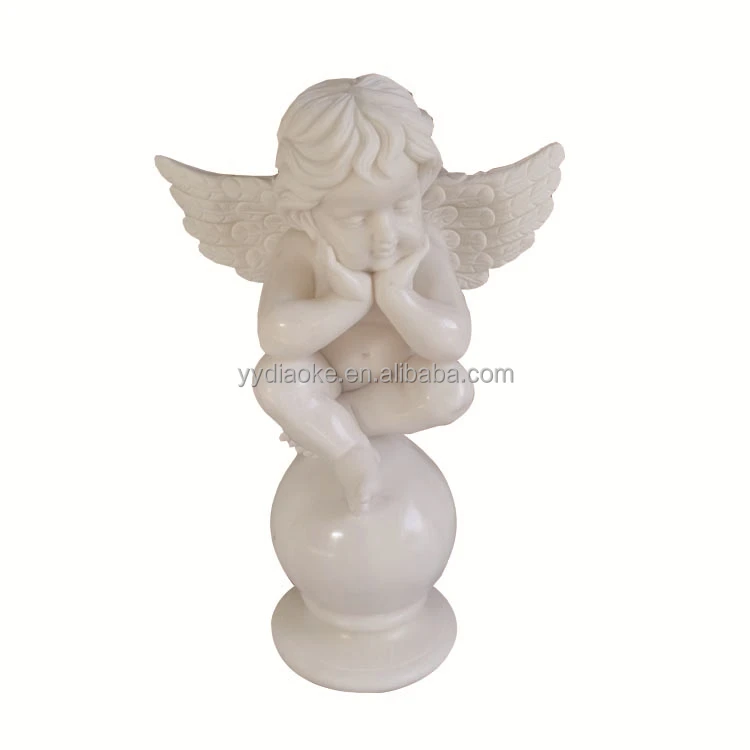 White Marble Cemetery Angel Statues For Sale Angel Cemetery Statues ...