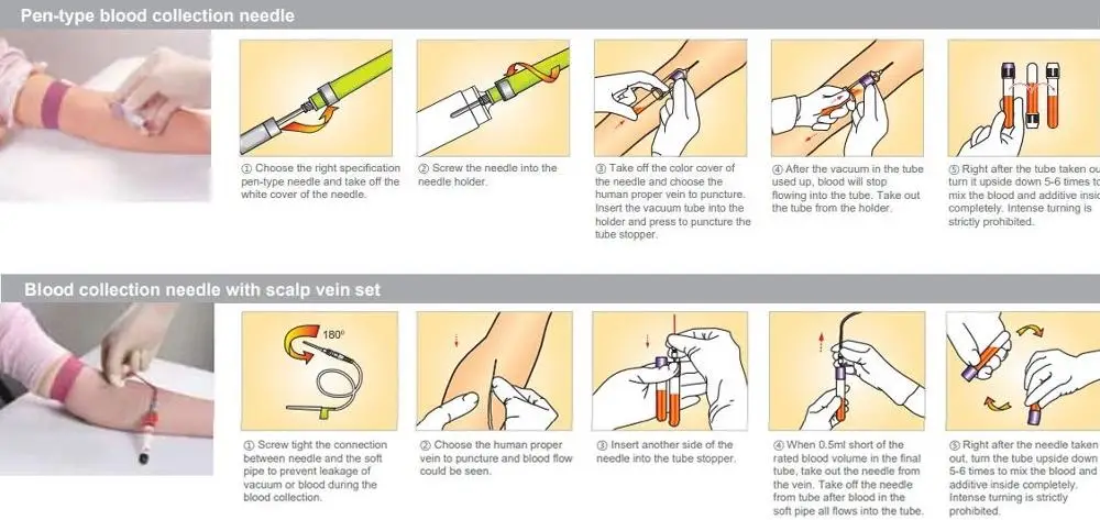 21G 22G Sterile Single -wing China Cheaper Butterfly type Blood Collection Needle for Medical Supplier