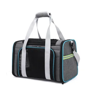 Pet Travel Carrier, Cat Carriers Dog Carrier for Small Medium Cats Dogs Puppies, Airline Approved Small Dog Carrier Soft Sided
