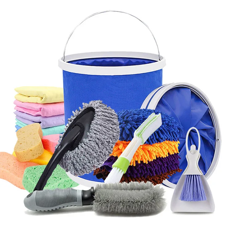 Portable Car Wash Accessories Kit Bucket Sponge Towel Detailing Brush 8pcs Car Cleaning Tools Set Buy Car Cleaning Tools Car Wash Kit Car Wash Accessories Product On Alibaba Com