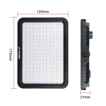 YELANGU LED204  Camera Light Video Shootng Photographic Light with Bi-color and Stepless Dimming for Dslr detail image