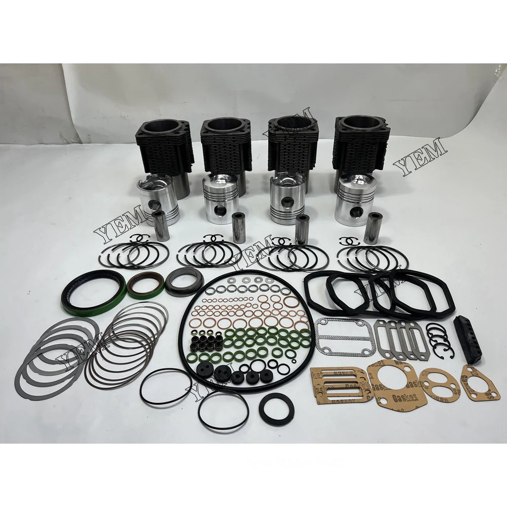 F4L912 Cylinder Liner Kit With Gasket Set for Deutz Rebuild Kit High Performance