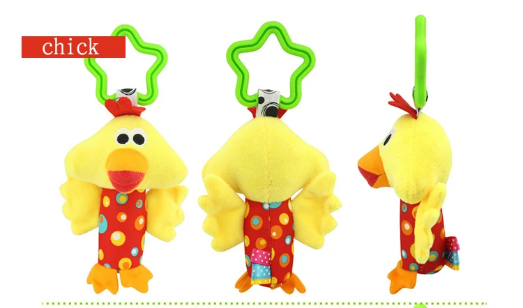 H003 плюшевые животные ветровой колокольчик подвесная детская игрушка