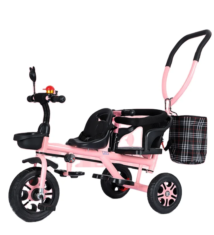 Twin baby sales tricycle