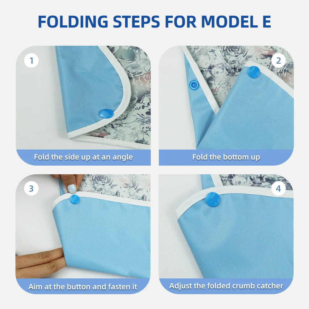 Wholesale Washable Clothing Protector Reusable Waterproof Large Feedin - product detail 5