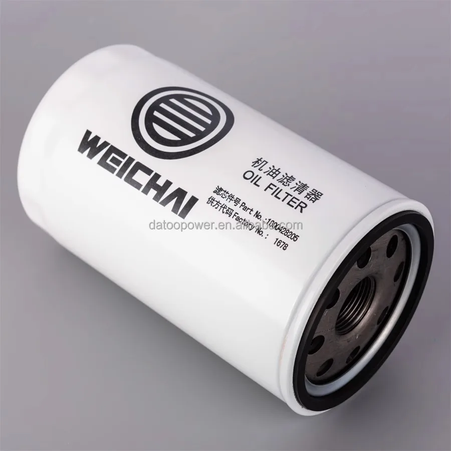 Weichai Wp12 Wp13 diesel Engine Oil Filter 1000428205