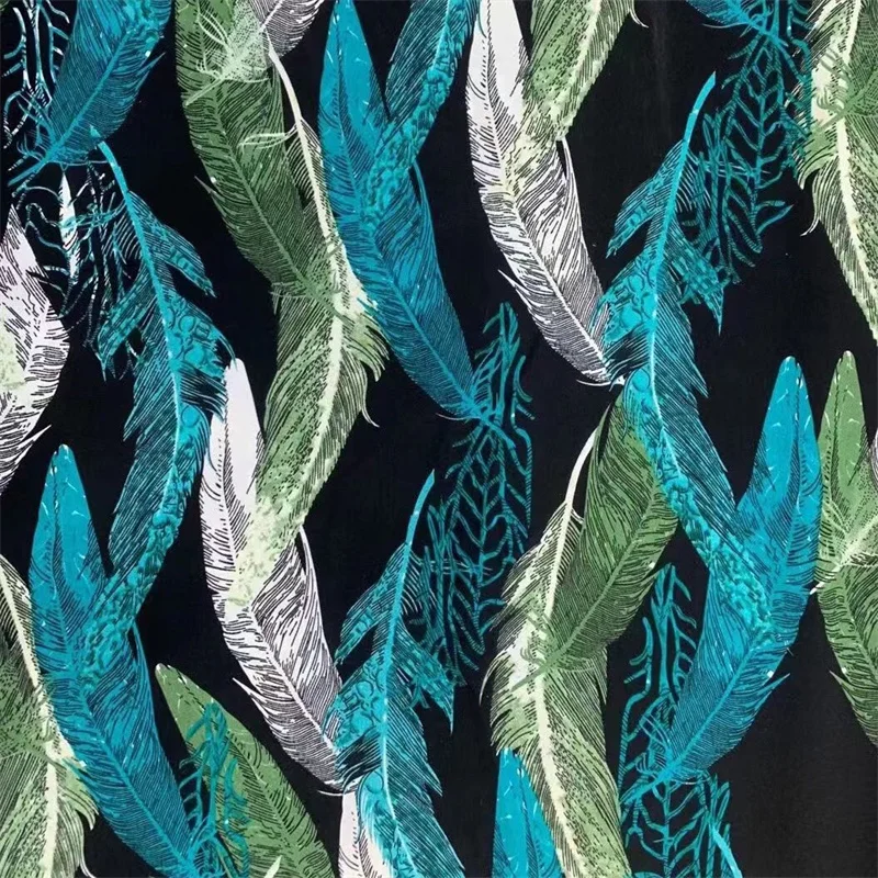 95%polyester 5% Spandex 4 Way Stretch Fabric Printed Fabric for Women's Clothing