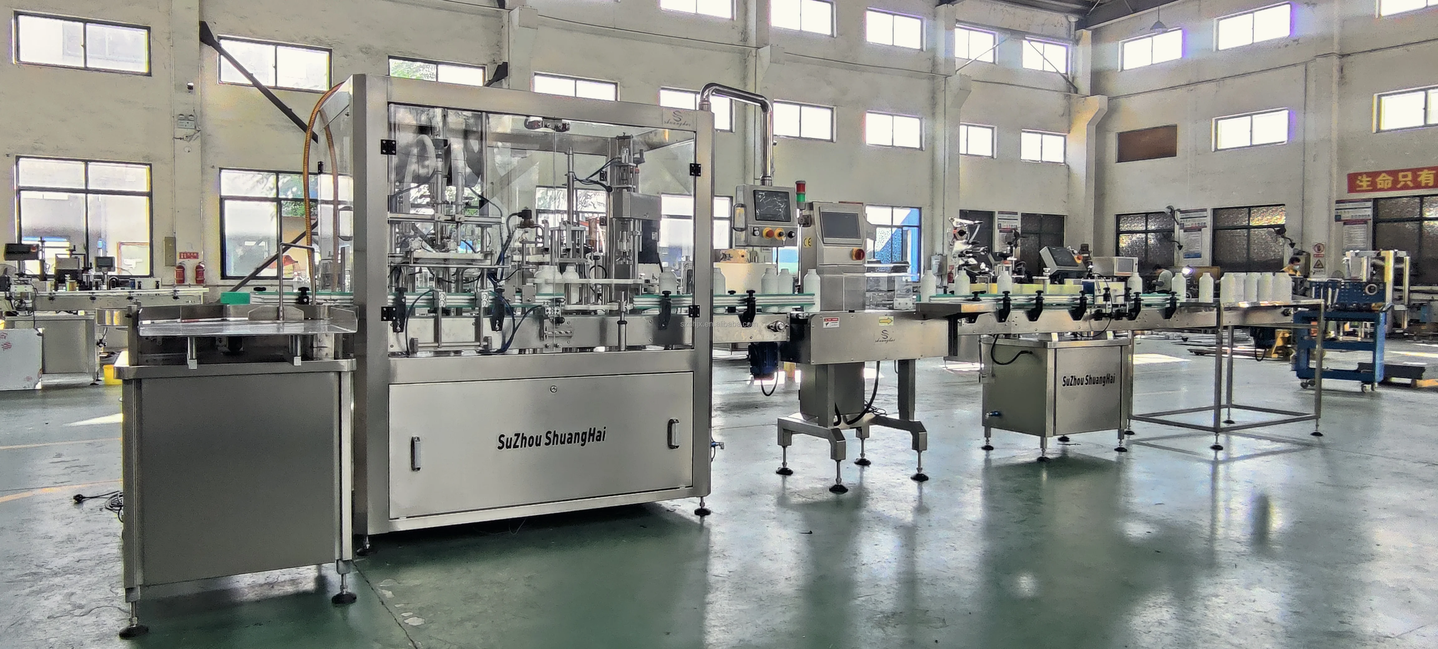 Fully Automatic 100-500ml PET Plastic Bottle Concentrated Flavor High Viscosity Liquid Filling and Capping Machine details