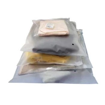 Good Quality Transparent Customized Design PE Packing Bag Clear Slider Bags Clothes Bag