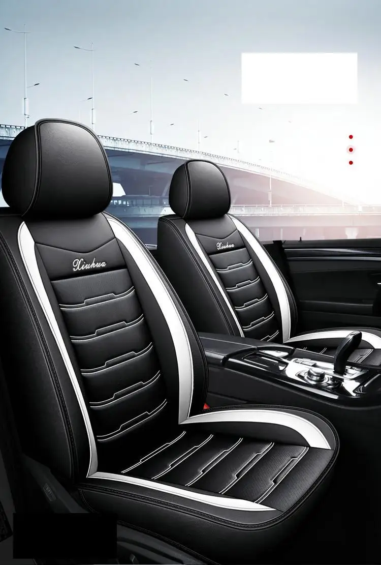 Wholesale Luxury Design Car Seat Cover Full Set Pu Leather Car Seat